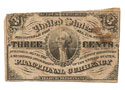 3 Cent United States Fractional